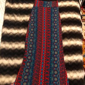 Multicolored Maxi Skirt